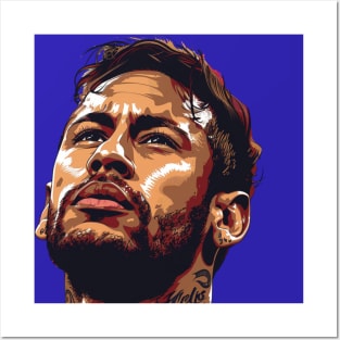 Neymar the Footbal King Posters and Art